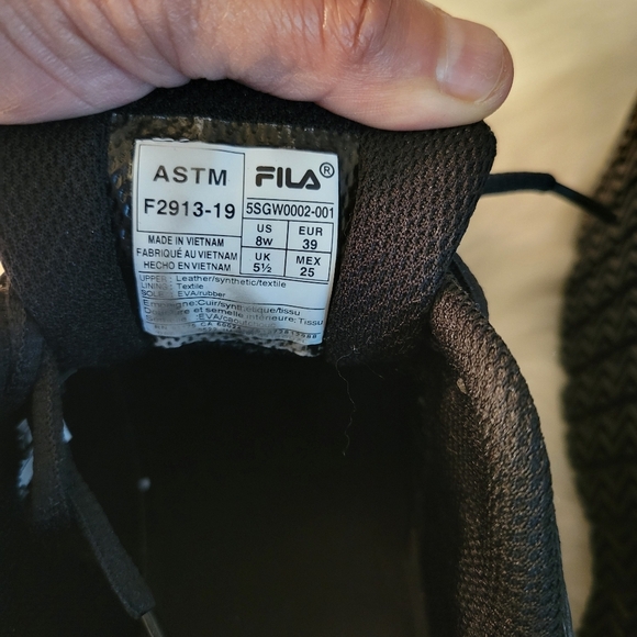 Fila Men's A S T M Black Sneakers - Picture 7 of 11